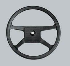 STEERING WHEEL 4 SPOKE Black 342mm